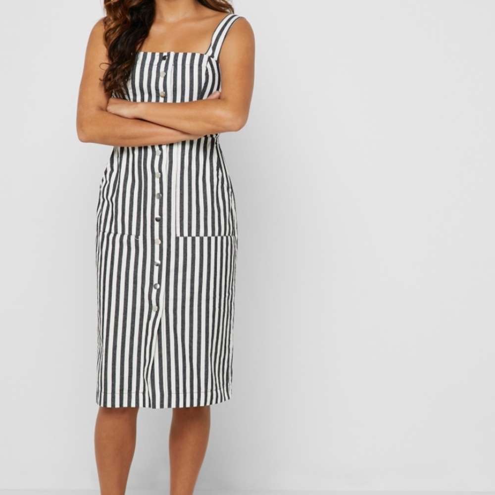 Stripe Button Down Dress